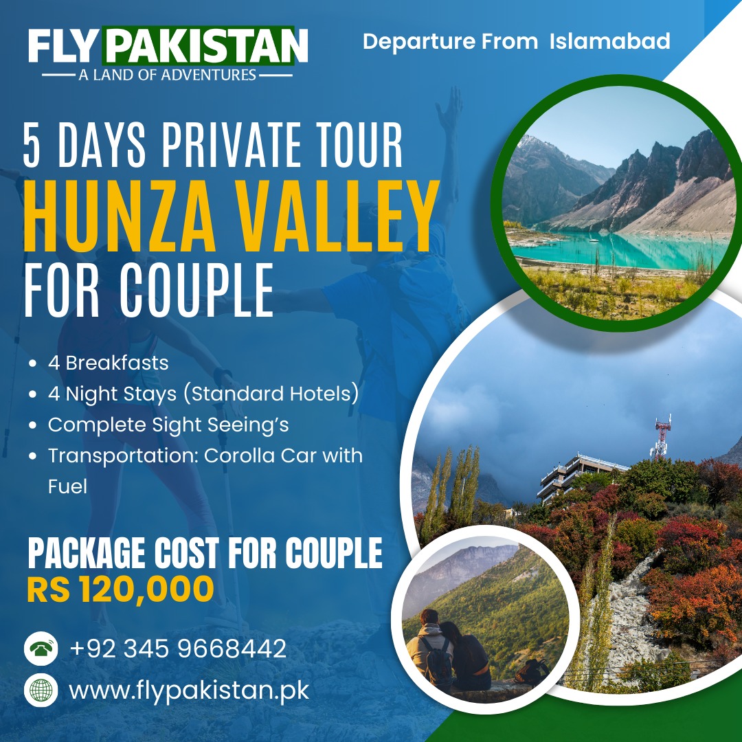 Book Deal Honeymoon Tour To Hunza by road